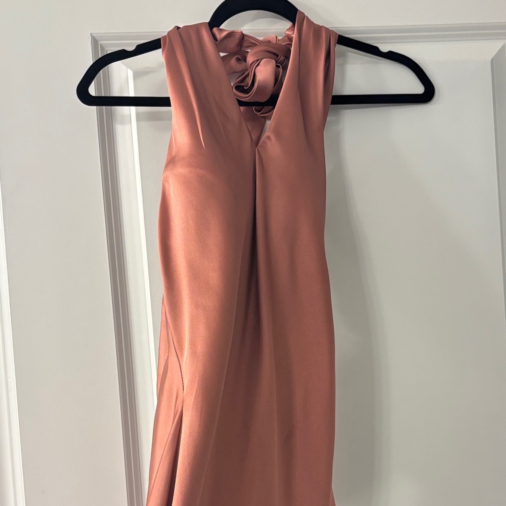 Revelry Athena Satin Desert Rose - Picture 3 of 4